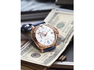 PAM756 Luminor Due VSF Best Edition White Dial on Blue Leather Strap AXXXIV