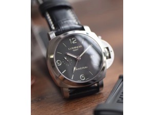 PAM320 M GMT VSF 1:1 Best Edition On Black Rubber Strap P.9001 Super Clone V2