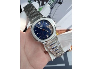 NAUTILUS 7118 LADIES SS DDF 1:1 BEST EDITION BLUE DIAL ON SS BRACELET DD324 SUPER CLONE