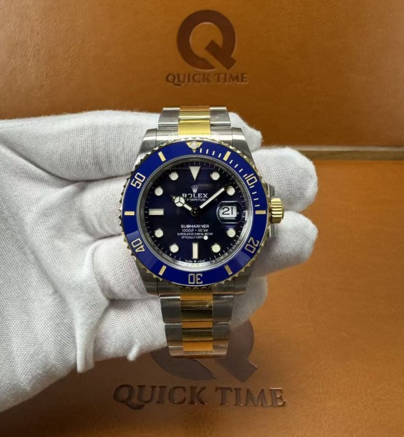 Submariner 126613 BLUE Ceramic SS/YG VSF V2 1:1 Best Edition Blue Dial on SS/YG Bracelet (Weight)